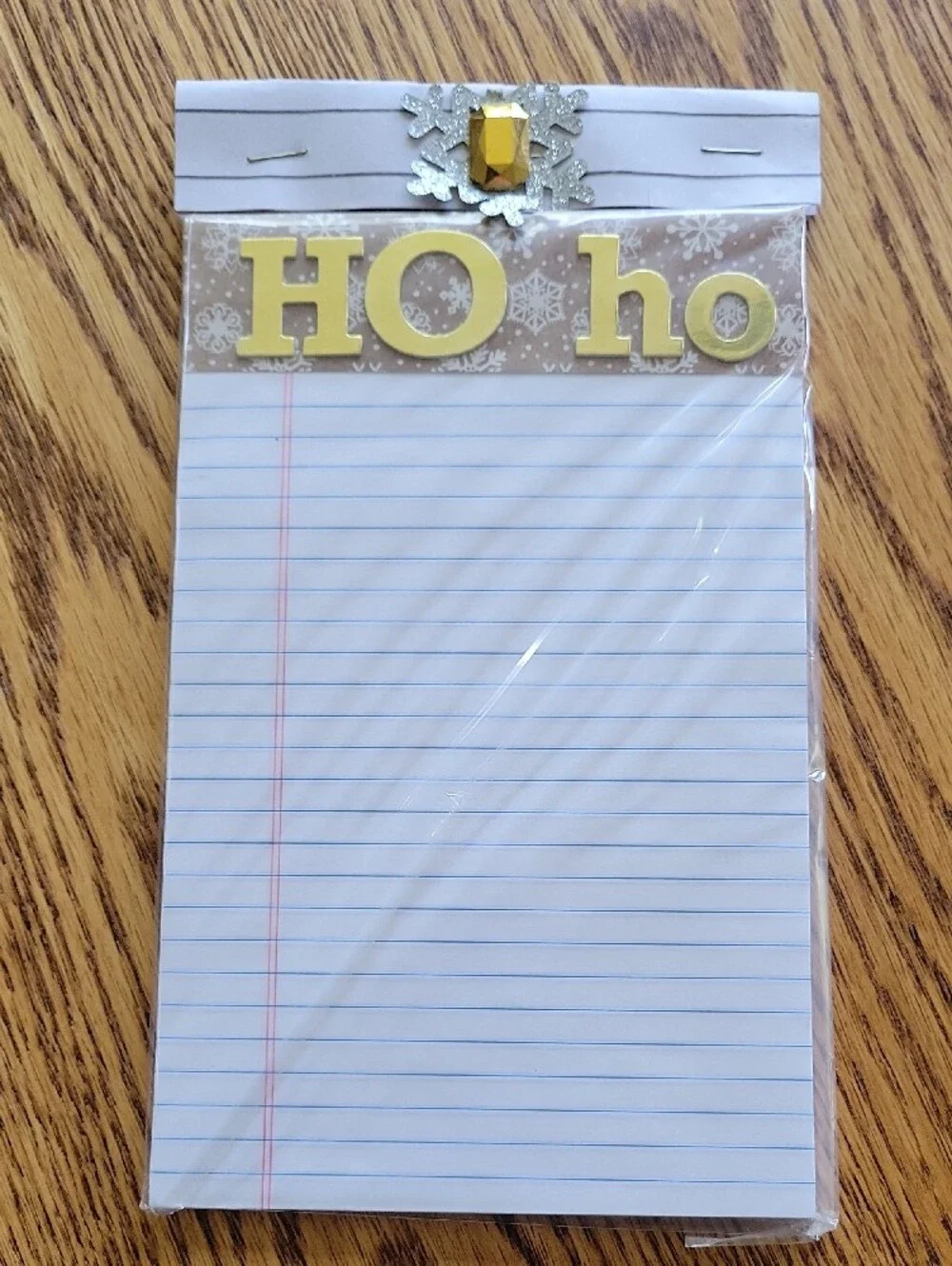 Set Of 5 Handmade Holiday Themed Magnetic Notepad Set